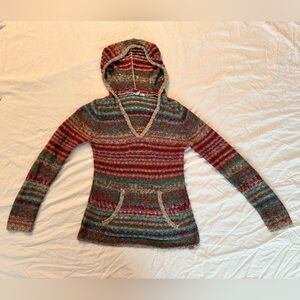 Roxy womens knit hooded sweatshirt with kangaroo pocket